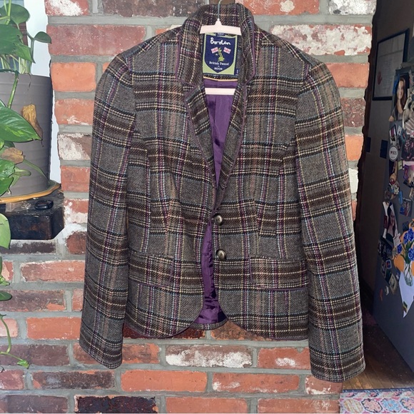 BODEN BRITISH TWEED by MOON BLAZER SMALL - Picture 2 of 7